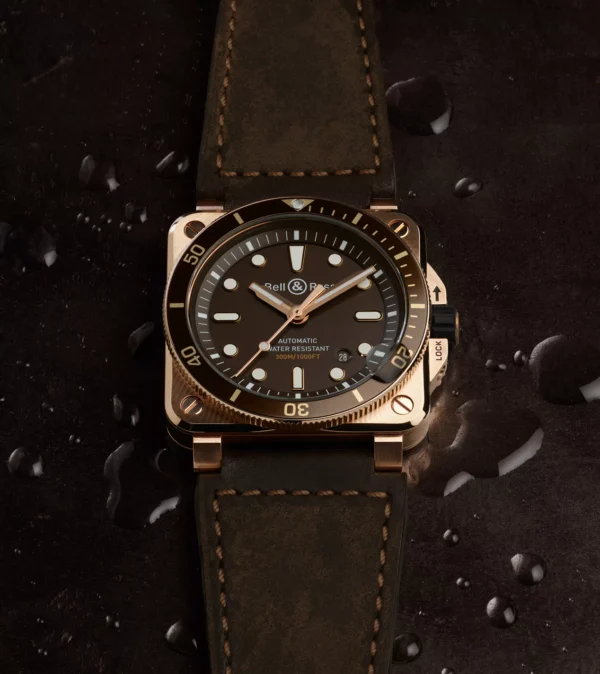 Bell  ross br 03 92 diver brown bronze ref br0392 d br brsca