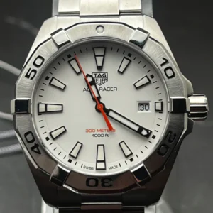 Tag heuer aquaracer 41mm white dial wbd1111 Ba0928