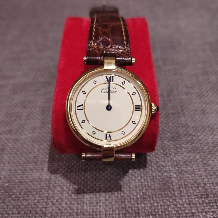 Jam Tangan Cartier Paris Vermeil Argent 925