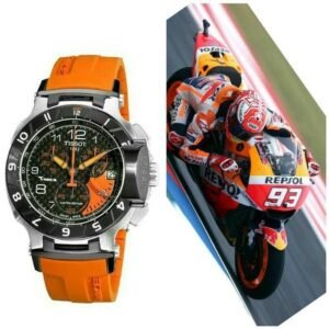 Jam tangan tissot t race moto gp limited edition black orange