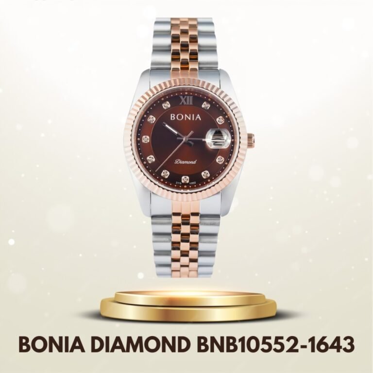 Jam Tangan Bonia Diamond Coklat BNB 10552-1643