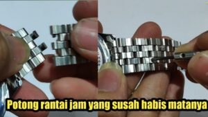 Cara potong jam tangan besi pgj watches Cara potong jam tangan besi
